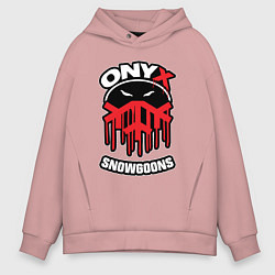 Толстовка оверсайз мужская Onyx - snowgoons, цвет: пыльно-розовый