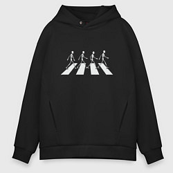 Мужское худи оверсайз Beatles dead