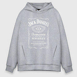 Толстовка оверсайз мужская Jack Daniels, цвет: меланж