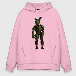 Толстовка оверсайз мужская Springtrap, цвет: светло-розовый