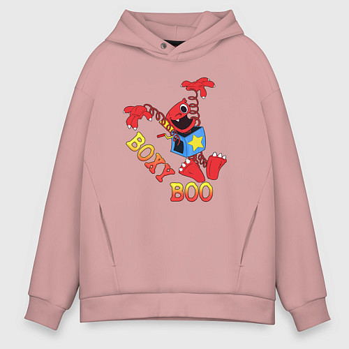 Мужское худи оверсайз Boxy Boo / Пыльно-розовый – фото 1