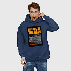 Толстовка оверсайз мужская CCR - Wholl Stop The Rain, цвет: тёмно-синий — фото 2
