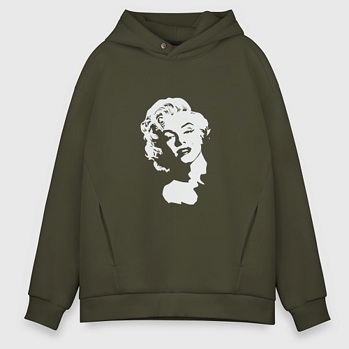 Мужское худи оверсайз Monroe / Хаки – фото 1
