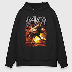 Мужское худи оверсайз Slayer rock