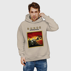 Толстовка оверсайз мужская Dune 2 - building of a dynasty, цвет: миндальный — фото 2