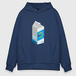 Мужское худи оверсайз Milk one pack vagodroch