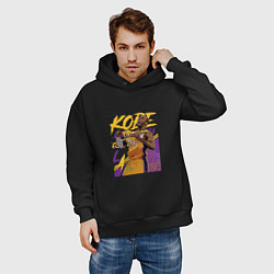 Толстовка оверсайз мужская Kobe champion, цвет: черный — фото 2