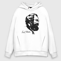 Мужское худи оверсайз Karl Marx