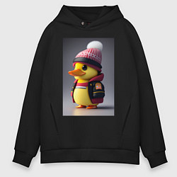 Толстовка оверсайз мужская Утяш, цвет: черный