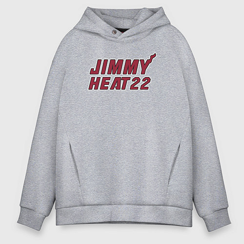 Мужское худи оверсайз Jimmy Heat 22 / Меланж – фото 1