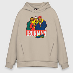 Толстовка оверсайз мужская Ironman, цвет: миндальный