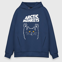 Мужское худи оверсайз Arctic Monkeys rock cat