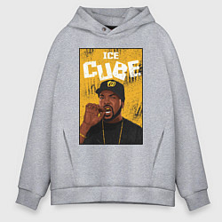 Толстовка оверсайз мужская Ice Сube, цвет: меланж