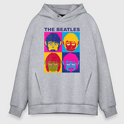 Мужское худи оверсайз The Beatles color