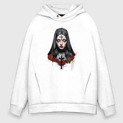 Мужское худи оверсайз Evil Nun