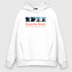 Мужское худи оверсайз Depeche Mode - World In My Eyes Single