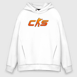 Мужское худи оверсайз CS 2 orange logo