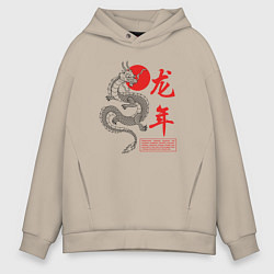 Мужское худи оверсайз Year of the dragon