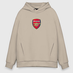 Толстовка оверсайз мужская Arsenal fc sport club, цвет: миндальный