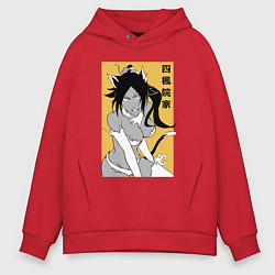 Толстовка оверсайз мужская Йоруичи, цвет: красный