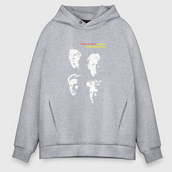 Толстовка оверсайз мужская Depeche Mode - Black celebration tour, цвет: меланж