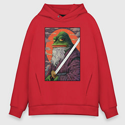 Мужское худи оверсайз Pepe samurai