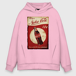 Толстовка оверсайз мужская Nuka cola price, цвет: светло-розовый