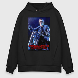 Толстовка оверсайз мужская T2 - Arnold, цвет: черный