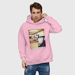 Толстовка оверсайз мужская Camouflage - Sensor tour 2003, цвет: светло-розовый — фото 2