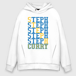 Толстовка оверсайз мужская Steph Curry, цвет: белый