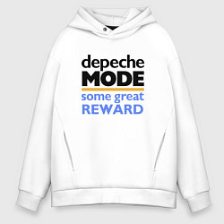 Толстовка оверсайз мужская Depeche Mode - Some Great Reward, цвет: белый