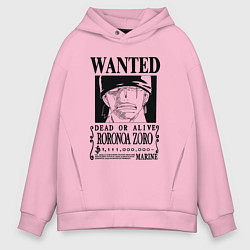 Мужское худи оверсайз Награда за голову Ророноа Зоро One Piece