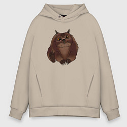 Толстовка оверсайз мужская Детеныш Медвесыча, цвет: миндальный