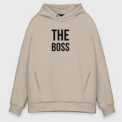 Мужское худи оверсайз The boss - Couple