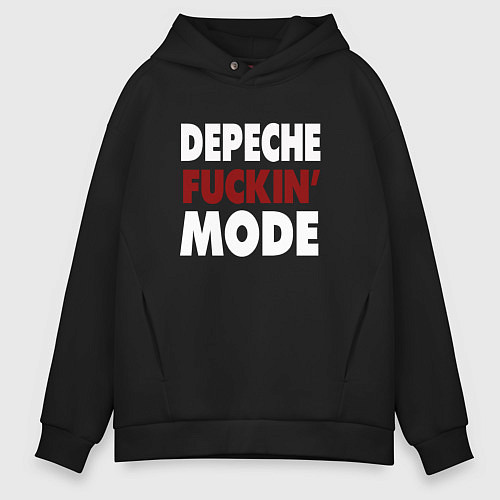 Мужское худи оверсайз Depeche Funkin Mode / Черный – фото 1