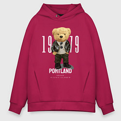 Мужское худи оверсайз Плюшевый медведь portland