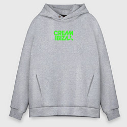 Толстовка оверсайз мужская Cream Ibiza, цвет: меланж