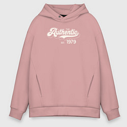 Толстовка оверсайз мужская Authentic 1979, цвет: пыльно-розовый