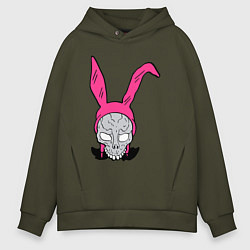 Толстовка оверсайз мужская Pink Donnie Darko, цвет: хаки