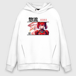 Мужское худи оверсайз Evangelion - Asuka