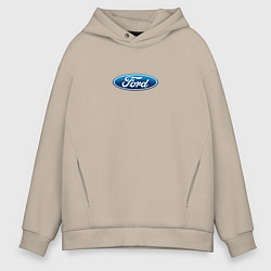 Мужское худи оверсайз FORD авто спорт лого