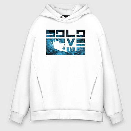 Мужское худи оверсайз Владыка Теней Джин Ву / Белый – фото 1