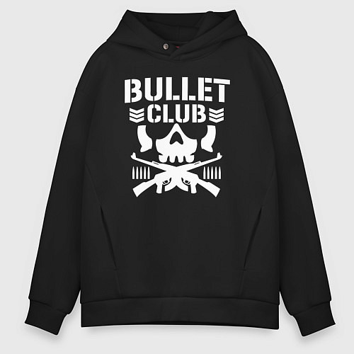 Мужское худи оверсайз Bullet Club / Черный – фото 1