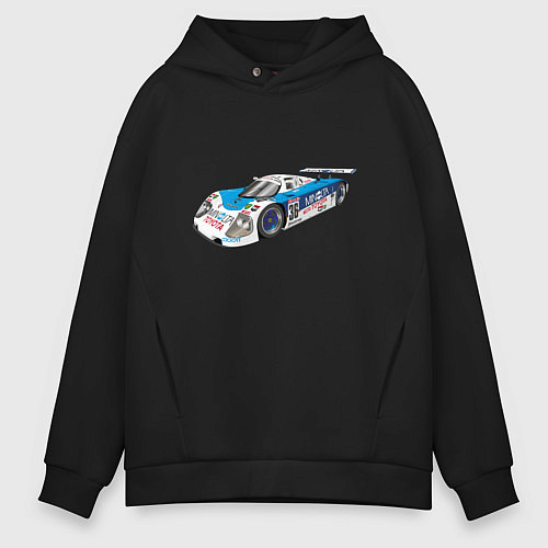 Мужское худи оверсайз Toyota Toms Le mans / Черный – фото 1