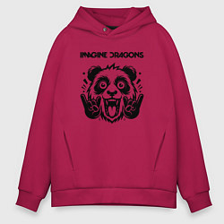 Мужское худи оверсайз Imagine Dragons - rock panda