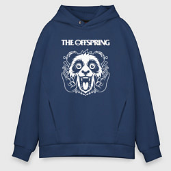 Толстовка оверсайз мужская The Offspring rock panda, цвет: тёмно-синий