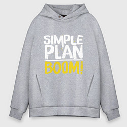 Мужское худи оверсайз Simple plan - boom