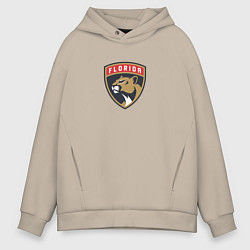 Толстовка оверсайз мужская Florida Panthers NHL, цвет: миндальный