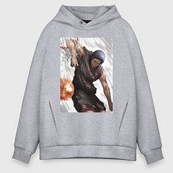 Толстовка оверсайз мужская Баскетбол Куроко Дайки Аоминэ, цвет: меланж