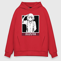 Толстовка оверсайз мужская Джузо Сузуя Рэй, цвет: красный